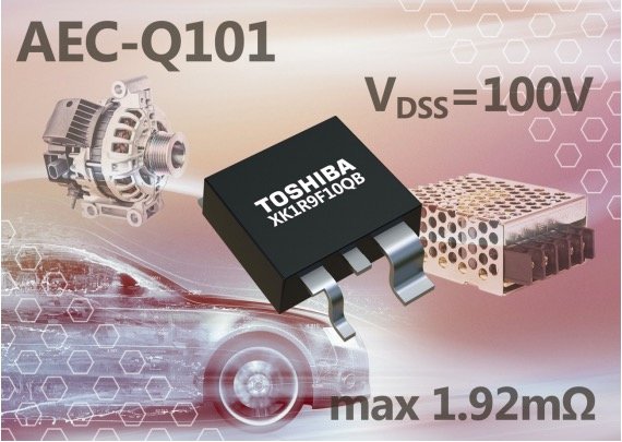 Toshiba stellt neue 100V n-Kanal-Leistungs-MOSFETs für Automotive-Anwendungen vor